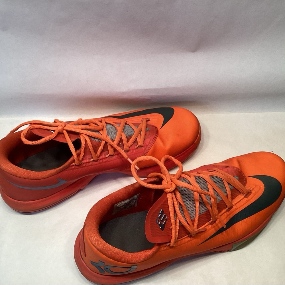 Nike KD 6 NYC 66 Total Orange Size 10.5 Basketball 599424-800 Kevin Durant 2013 - Picture 4 of 6